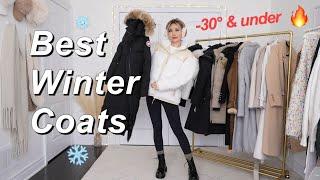 BEST WINTER COATS for the COLDEST winter ️ Reviewing Canada Goose, Northface and more!!