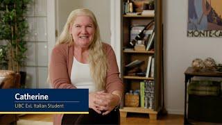 Meet UBC Italian Student Catherine | UBC Extended Learning