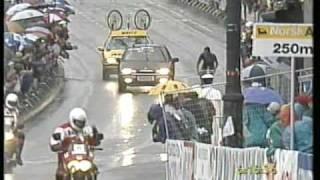 Lance Armstrong wint WK wielrennen 1993 in Oslo