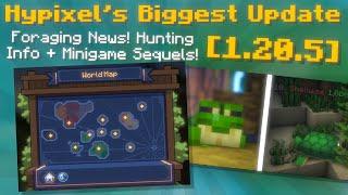 Biggest News in Years! Foraging Update! Hunting! Minigame Sequels + More! (Hypixel Skyblock News)