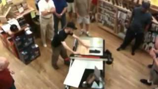 SawStop Demonstration at Highland Woodworking - 7/25/09