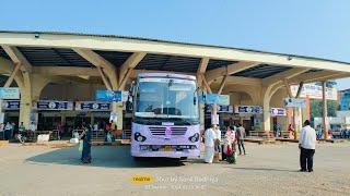 Back to Back GSRTC Bus Arriving and Departing From Valsad.