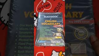 Black Book of English Vocabulary May 2024#youtubeshorts#unboxingvideo#blackbookforcgl#review#like