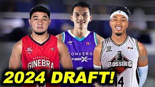 RJ ABARRIENTOS kinuha ng Ginebra! Baltazar to Converge | Barefield to Blackwater | 2024 PBA DRAFT!