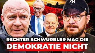 Rechter Schwurbler mag die Demokratie nicht