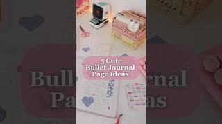 Cute Bullet Journal page Ideas for begginers  #bulletjournalideas #aesthetic