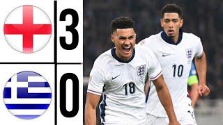  ENGLAND VS GREECE (3-0) HIGHLIGHTS EUFA NATIONS LEAGUE 2024/25