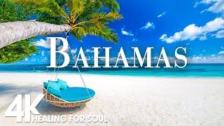 BAHAMAS NATURE in 4K UHD Drone Film + Relaxing Piano Music for Stress Relief, Sleep, Spa, Yoga, Cafe