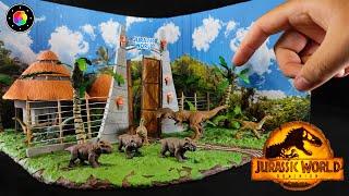 Como hacer un MINI DIORAMA del T-REX con los Mini Dinosaurios Jurassic World Dominion | PlastiVerse