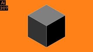 How to create an orthogonal cube in Adobe Illustrator