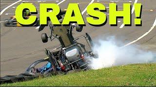 DRAMA! British Champs Pro Kart Race CRAZY crash! Part 1 of the Shenington Round, June 2024