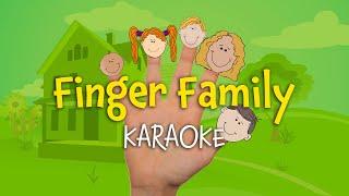 Finger Family Karaoke | Instrumental with Lyrics for kids