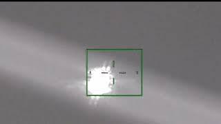 F/A-18 in infrared (FLIR) and in other camera views