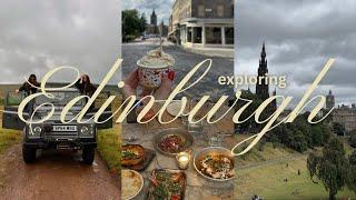 Vlog: What to do While Visiting Edinburgh - Clara is in Town! Exploring Edi + Weekend at Gleneagles