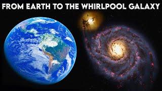 Traveling from Earth to the Whirlpool Galaxy and Searching for Earth-Like Planets – Space Engine