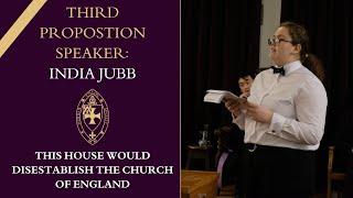 India Jubb | This House Would Disestablish the Church of England