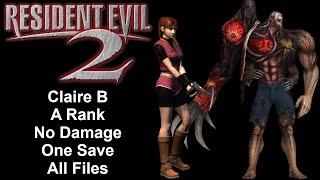 Resident Evil 2 - Claire B No Damage Walkthrough (PSX)