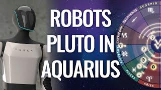 Robots and Pluto in Aquarius