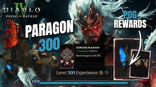 MAX PARAGON 300 DONE! GG REWARDS & NEW MOUNT IN Diablo 4 Vessel of Hatred