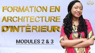 FORMATION EN ARCHITECTURE D'INTÉRIEUR AVEC CONCEPT LINDA DECO: Module 2 & 3