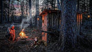 Overnight in a REMOTE HUNTING SHACK with my Dog