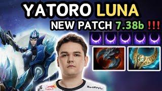  NEW PATCH 7.38b - Yatoro LUNA Safelane Gameplay 1001 XPM  Dota 2 Pro