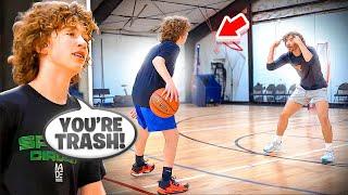 (THIS 1 V 1 VS MY LIL BRO GOT HEATED) NELSON VS NOAH NEUMANN