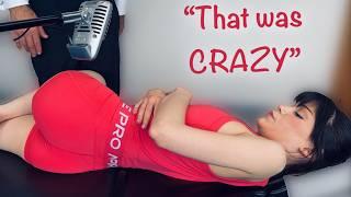 "OMG" CRACKS *ASMR Hard Chiropractic Crunch & Deep Muscle Digging For RIB PAIN PINCHED NERVE RELIEF.