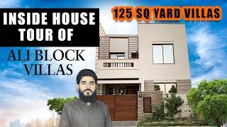 Inside House Tour of 125 Sq Yard villa in Ali Block || Bahria Town Karachi || CH M SHAHBAZ