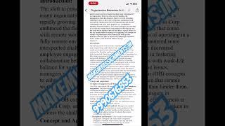 Organisation Behaviour & HRM ( NMIMS Assignment Dec 2024) #makemyassignments #nmimsassignmenthelp