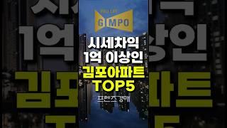 경기도 김포 아파트 TOP5ㅣ아파트 경매물건 9년 만에 최대ㅣ시세차익 최소 1억이상