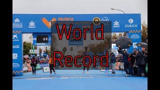 Half Marathon WORLD RECORD Yomif Kejelcha | Higlights Valencia Half Marathon