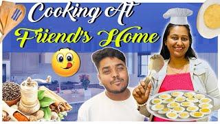 Cooking At Friend's Home | Egg Pepper Fry  | Seema Sonu