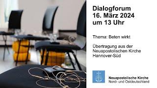 Dialogforum der Neuapostolischen Kirche Nord- und Ostdeutschland (16.03.2024)