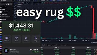 How I Earn $500 a Day Rug Pulling Meme Coins (Educational Purposes)