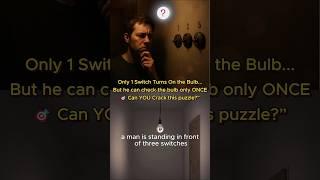Can You Switch on the Bulb Without Seeing It?#shorts #logic #puzzle #puzzlepopz