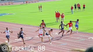 2021 6A Boys 100m State Final - FASTEST HIGH SCHOOL 100m EVER !!!