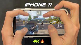 IPHONE 11 HANDCAM IN 2025 /HDR+Exrteme PUBG MIix Graphics Test/ NEW IOS 18.4 Livik Gameplay!