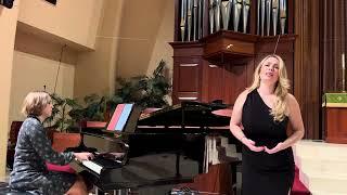 Kelly O’Shea sings “Mi tradi quell’alma ingrata” from Don Giovanni by Mozart