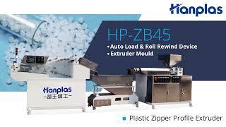 HP-ZB High Speed PP PE Plastic Zipper Profile Extruder Machine