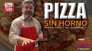 Como hacer "PIZZA SIN HORNO" | muy facil...!!!