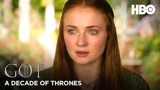 A Decade of Game of Thrones | Sophie Turner on Sansa Stark (HBO)