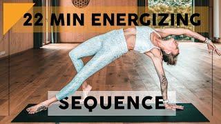 Energizing 22 Min Full Body Vinyasa Yoga | Breathe and Flow Yoga