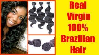 Virgin Brazilian Hair - Human Hair Extensions and Bundles Sale