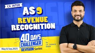 AS 9 Revenue Recognition | Concept + MCQs + Questions | CA Inter Revision | CA Zubair Khan