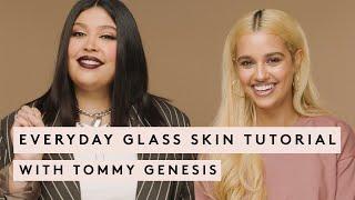 EVERYDAY GLASS SKIN TUTORIAL WITH TOMMY GENESIS | FENTY BEAUTY