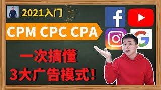 CPM CPC CPA | 2021你一定要知道的3大广告模式 | 一次搞懂什么是CPM CPC CPA