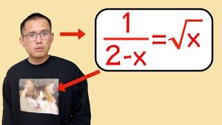 A challenging equation for all precalculus students!