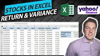 How to Calculate Return on Stock in Excel