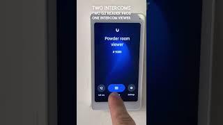 Multiple Intercoms and G2 Reader Pros connected to one viewer.  #ubiquiti #accesscontrol #unifi